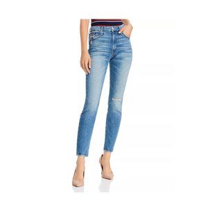 Mother Looker Popism High-Rise Ankle Skinny Leg